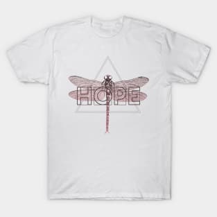 Hope in Nature - Dragonfly T-Shirt